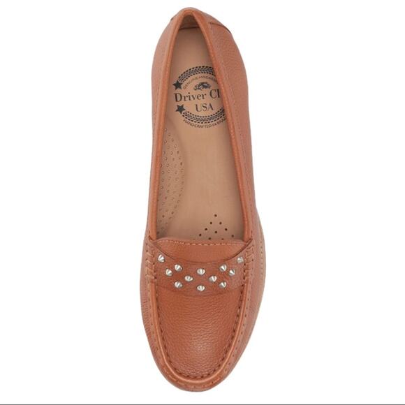 Driver Club USA Louisville Spiked Loafer Tan NIB - Picture 5 of 7
